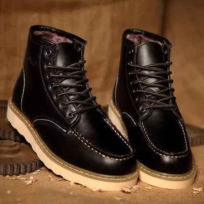 Bottes en cuir pour hommes pour la chaleur