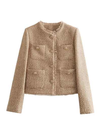 Veste en tweed courte