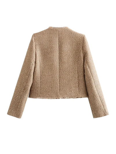 Veste en tweed courte