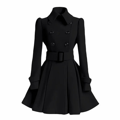 Manteau Iconique Hiver Fit & Flare – Élégance Intemporelle & Chaleur