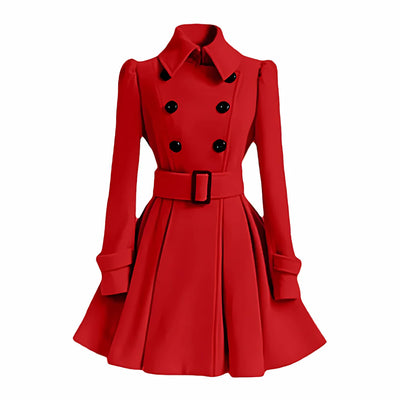 Manteau Iconique Hiver Fit & Flare – Élégance Intemporelle & Chaleur