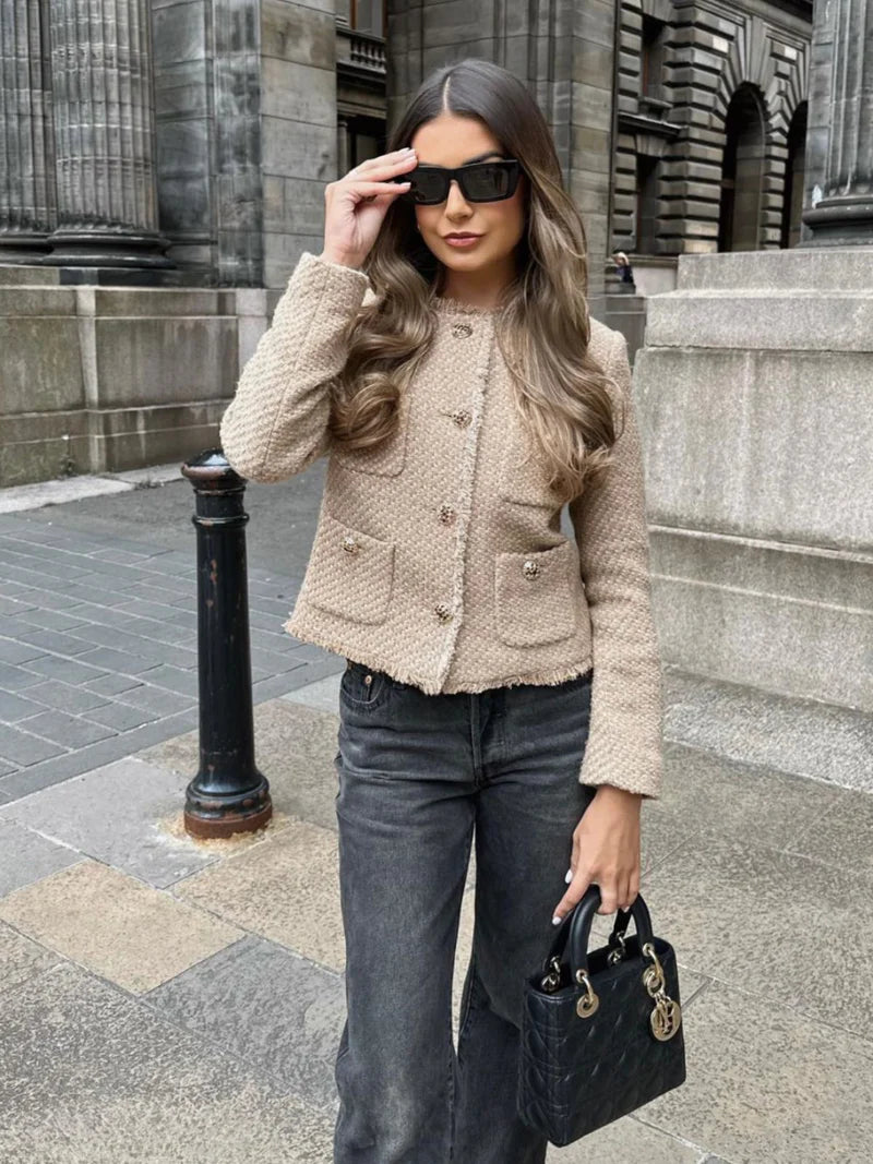 Veste en tweed courte